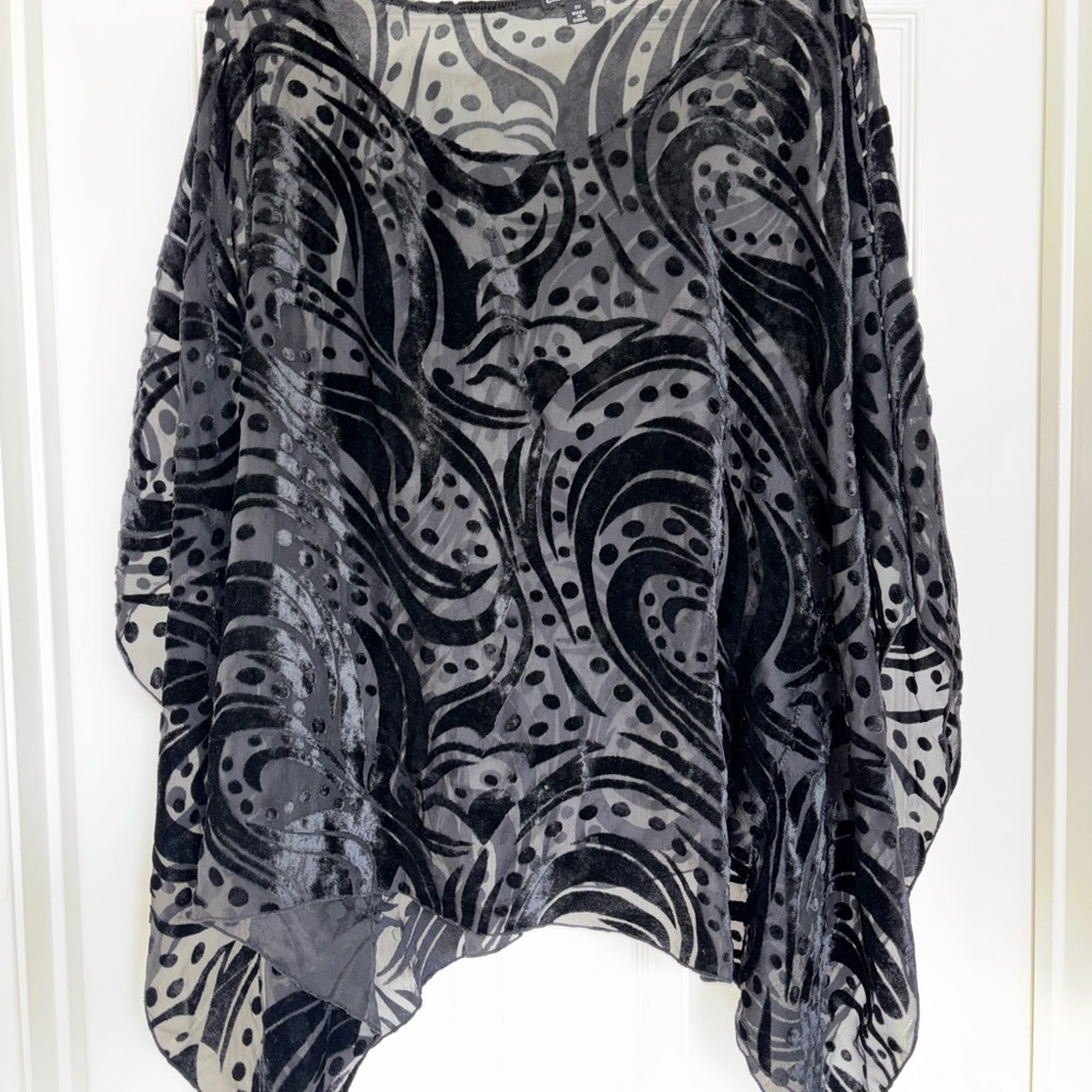 Black Butterfly Blouse